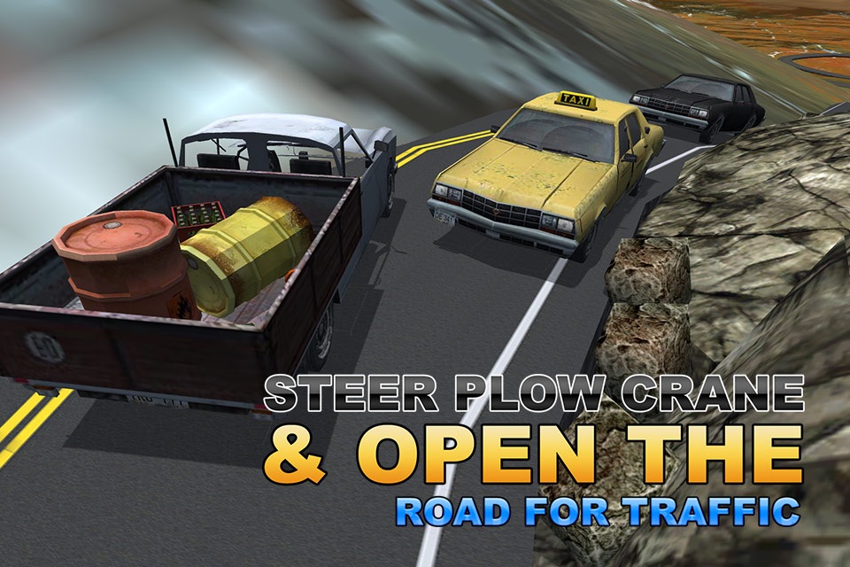 Land Sliding Rescue Crane – Drive mega trucks & cranes in this simulator game screenshot 4