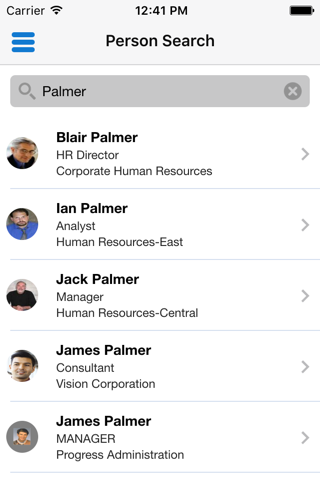 Person Directory for EBS screenshot 2