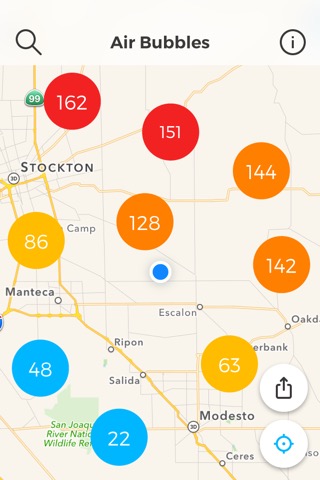 Air Bubbles: Live Air Qualityのおすすめ画像1