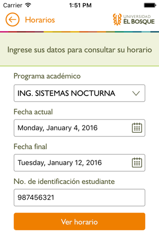 Universidad El Bosque. screenshot 4