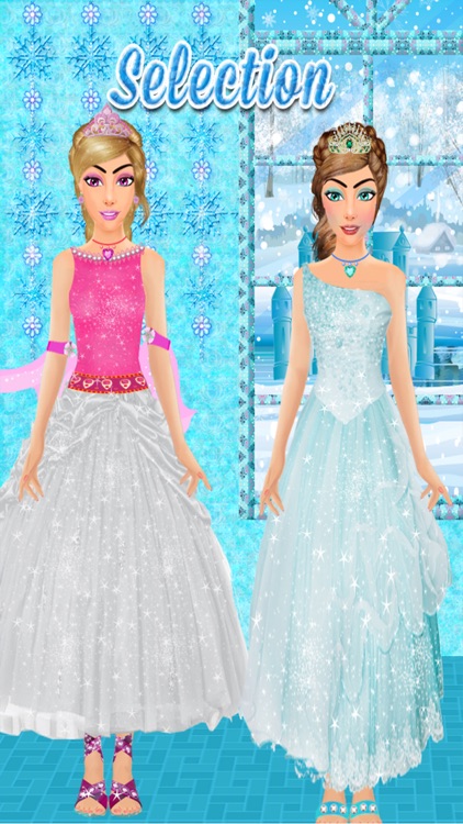 Ice Princess Makeover Salon: Ice Frozen Princess Spa, Makeup & Dress Up Makeover - Girls games for girls screenshot-4