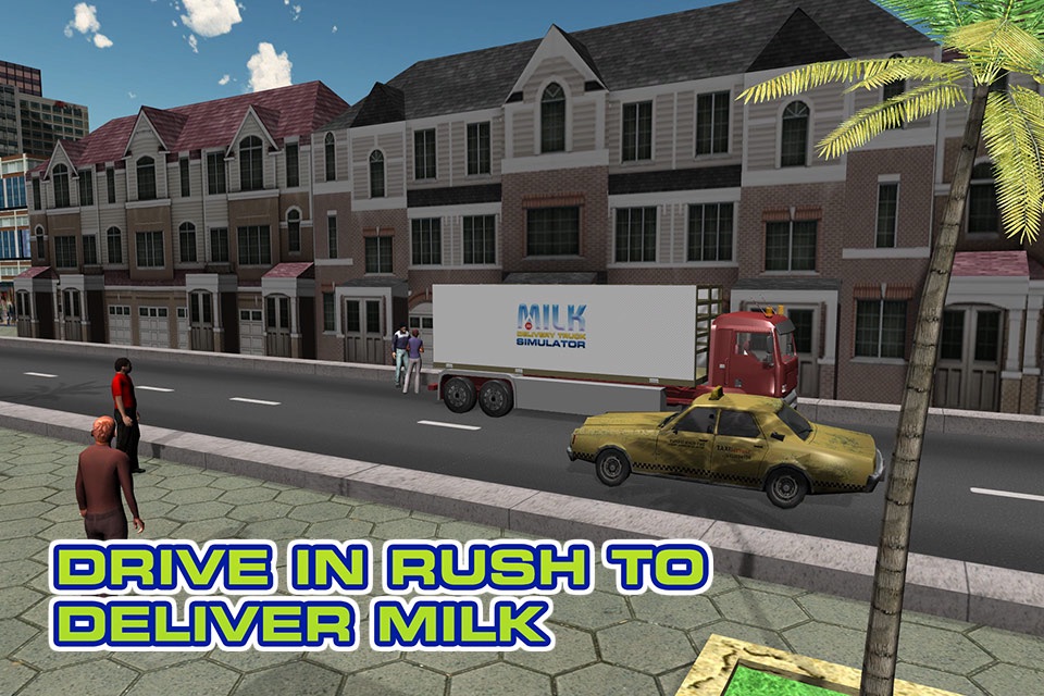 Milk Delivery Truck Simulator – Extreme trucker driving & parking game screenshot 4