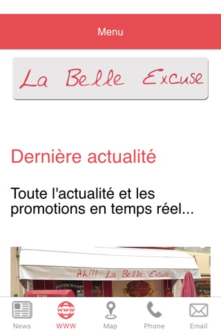 Restaurant La Belle Excuse screenshot 2