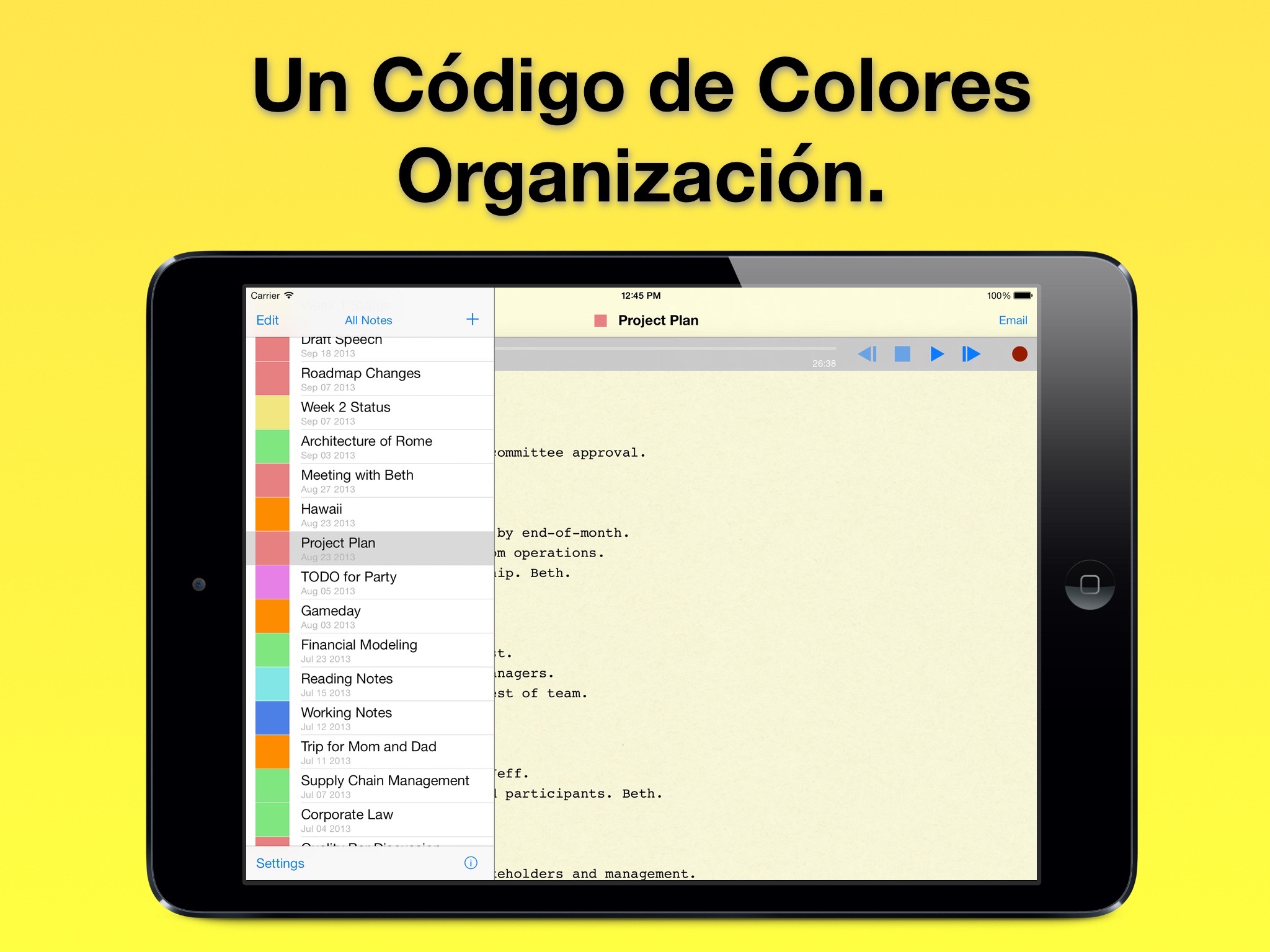 Audio Notebook: Voice Recorder screenshot 4