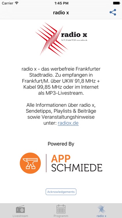 radio x app