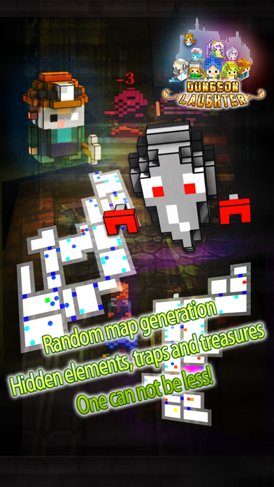 Dungeon Laughter: 3D voxel Roguelike game (no in-app purchase)のおすすめ画像3