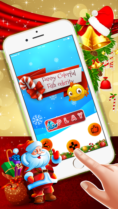 How to cancel & delete Funny colorful fish celerity : - A match 3 puzzles for Christmas season from iphone & ipad 1