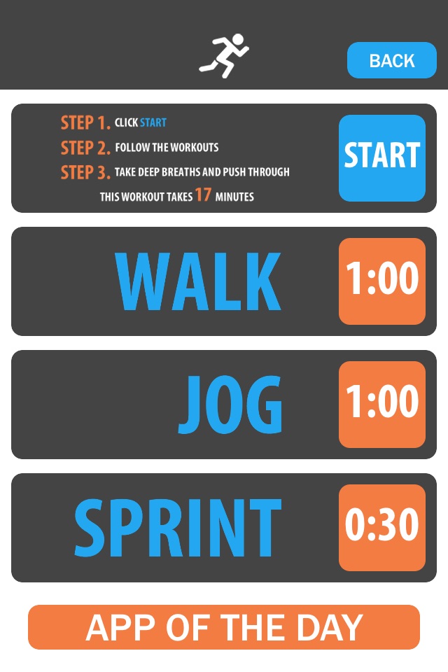 Walk, Jog, Sprint! - High Intensity Interval Training (HIIT) screenshot 2