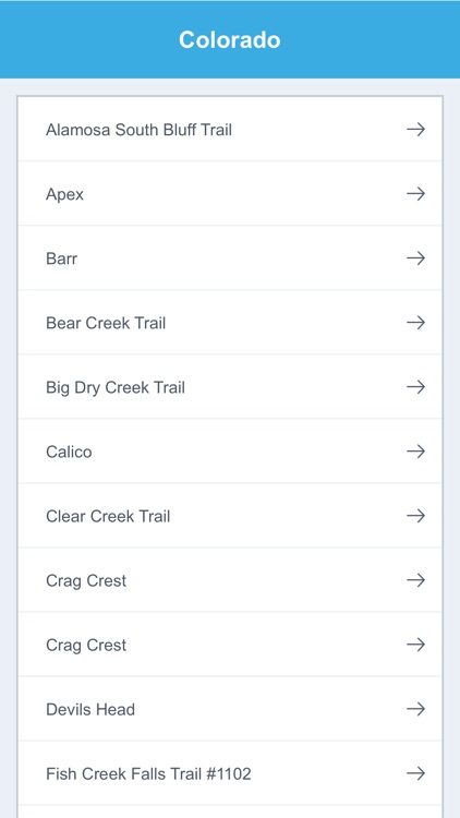 Colorado Recreation Trails
