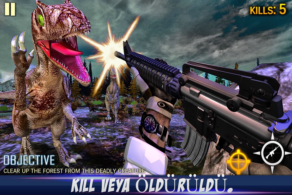 Dino Hunting Survival Game 3D - Hungry Dinosaur in African Jungle screenshot 3