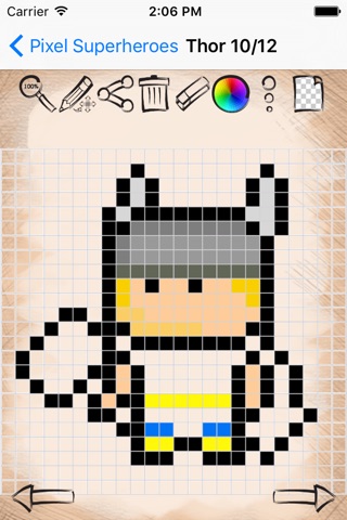 Learn To Draw Pixel Superheroes Edition screenshot 3