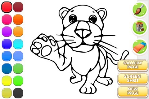 Forest Animals Coloring Pages screenshot 2