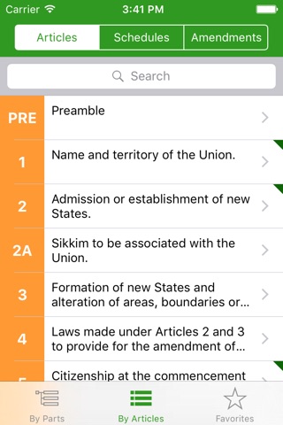 Constitution of India - iConstitution screenshot 2