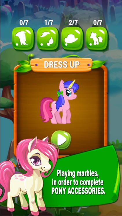 Pony Bubble Shooter DressUp