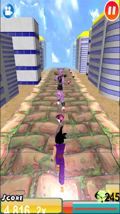 3D Super Saiyan Evolution Battle Run- Unofficial Dragon Ball Edition: With Goku, Piccolo, Gohan & Vegeta screenshot-3