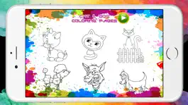 Game screenshot Game Dog and Cat Coloring Book for Preschool hack