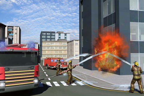 FireFighter truck driver real hero emergency parking screenshot 3