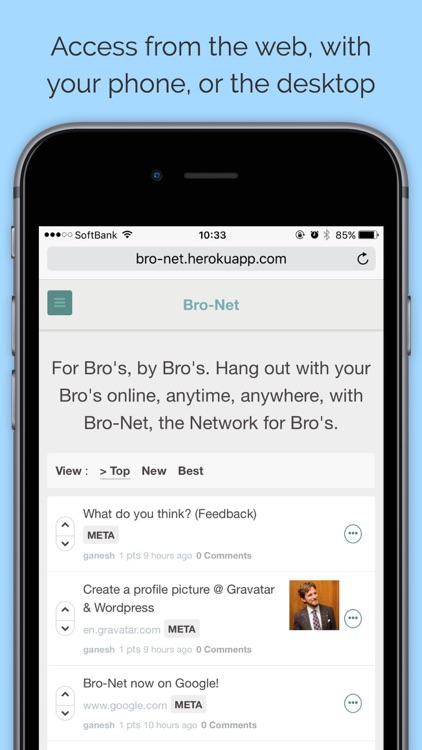 Bro-Net - The social app