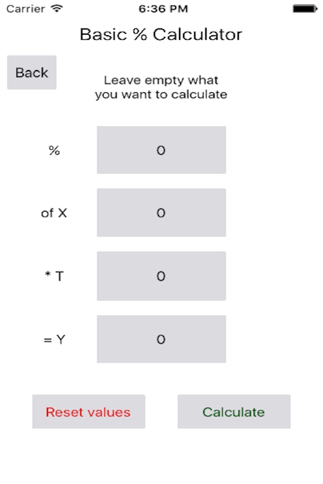 Basic Percent Calculator screenshot 3