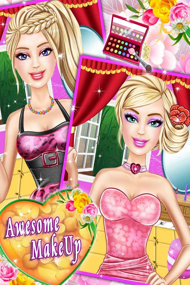 Pink Girl Beauty Bath - Girls game screenshot 3