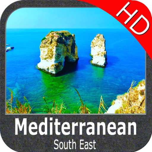 Marine: Mediterranean South East HD - GPS Map Navigator icon