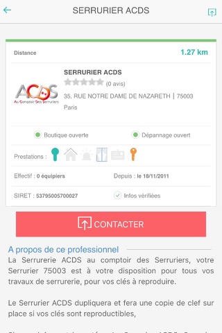 Annuaire Serruriers de France screenshot 3