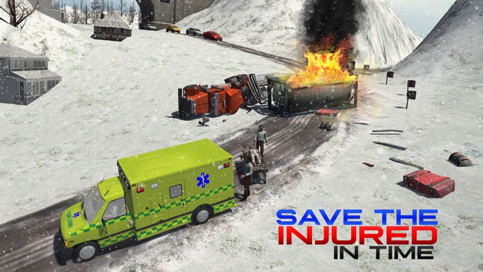 Snow Rescue 911 – An Emergency Ambulance driving Simulator