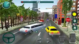 Game screenshot роскошный лимузин такси города вождение автомобиля 3D hack