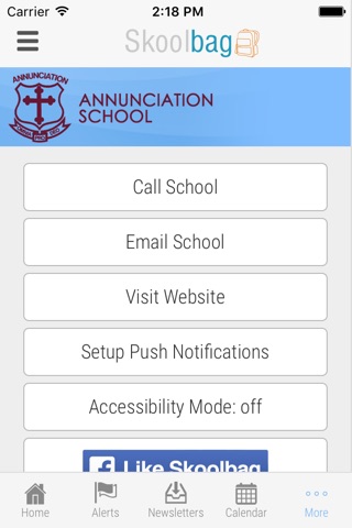 Annunciation School - Skoolbag screenshot 4