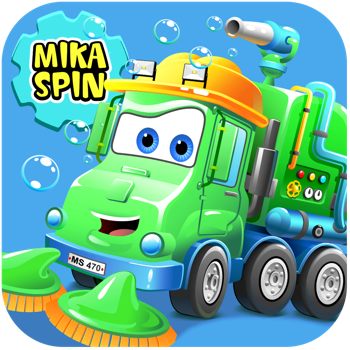 Mika Sweeper Spin — street sweeper fun game for kids