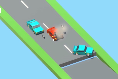 Blocky Cars - Infinite Traffic Toon Racer screenshot 3
