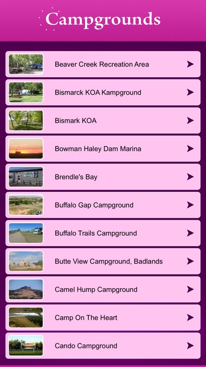 North Dakota Campgrounds and RV Parks