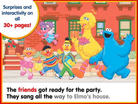 Elmo’s Big Birthday Bash! – A Sesame Street Step Into Reading App screenshot 3