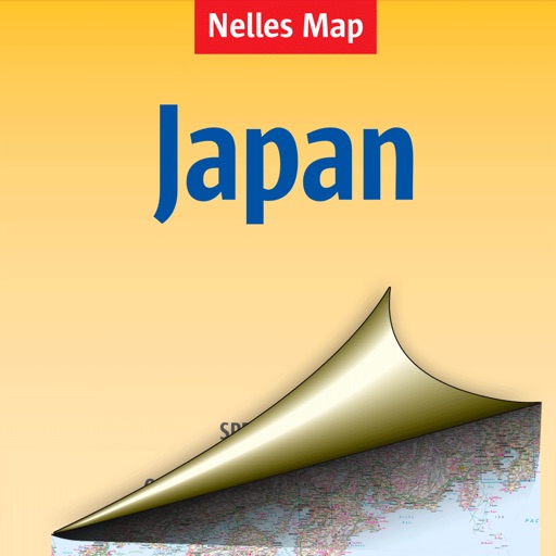 Japan. Tourist map icon