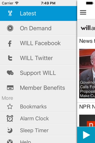 WILL Public Media App screenshot 3