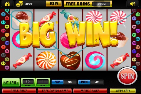 Candy Party Casino - Las Vegas Jackpot Slots - Win Big Blast Pro! screenshot 2