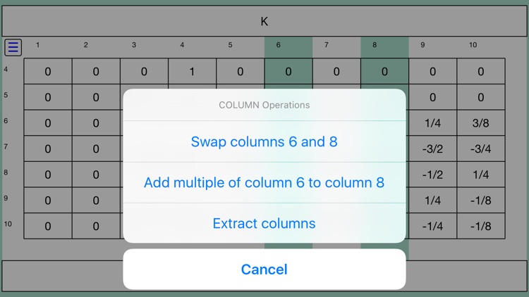 Touch Matrix Algebra PRO screenshot-4