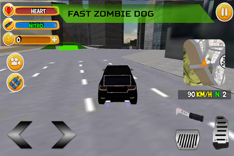 Real 4x4 Jeep Drive City Dogs screenshot 2