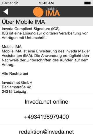 Mobile IMA screenshot 2