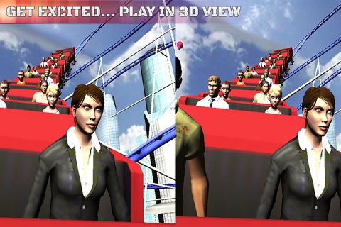 VR City Tourist Roller Coaster 3D Pro screenshot 3