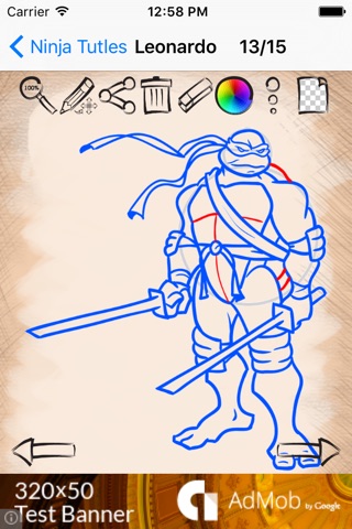 Learn How To Draw Teen Ninja Mutants screenshot 3