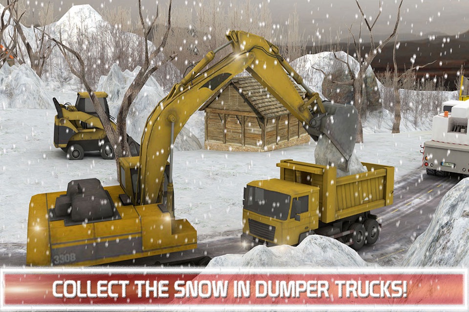 Winter Snow Euro Dump Truck Driver 3D screenshot 3