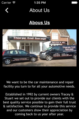 Thorpe End Garage screenshot 3