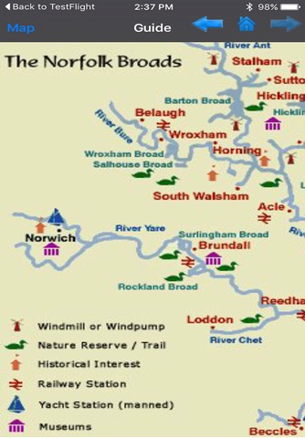 The Broads National Park - GPS Map Navigator screenshot 4
