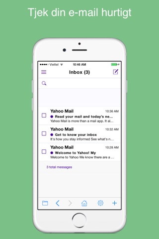 Safe web for Yahoo: secure and easy email mobile app with passcode. screenshot 3
