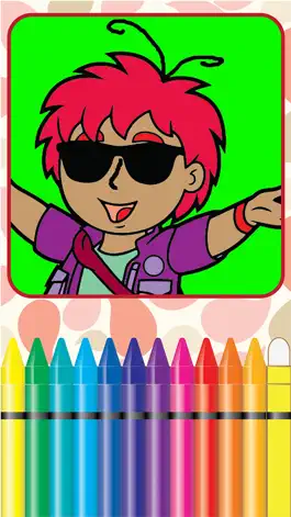 Game screenshot The Explorer Monkey Coloring Book for dora kid mod apk