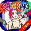 Coloring Book : Painting  Pictures Celebrity Anime  Cartoon  Free Edition