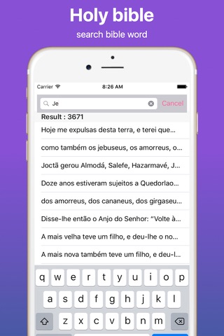 Portuguese Bible and Easy Search Bible word Free screenshot 4