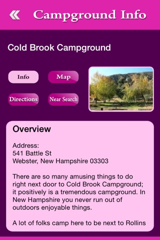 New Hampshire Campgrounds and RV Parks screenshot 3