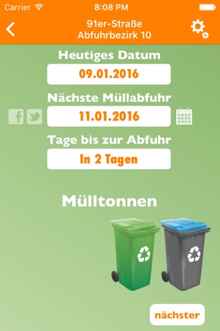 MüKa Oldenburg - Müllabfuhrkalender screenshot 2